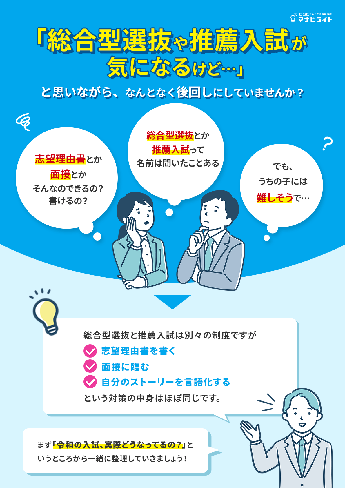 総合型選抜と推薦入試