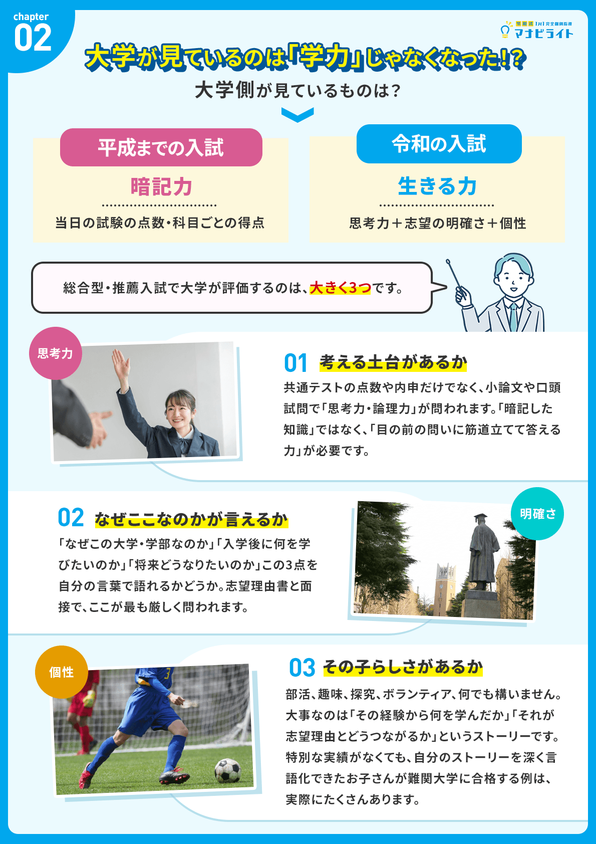 大学が見ているのは学力じゃなくなった