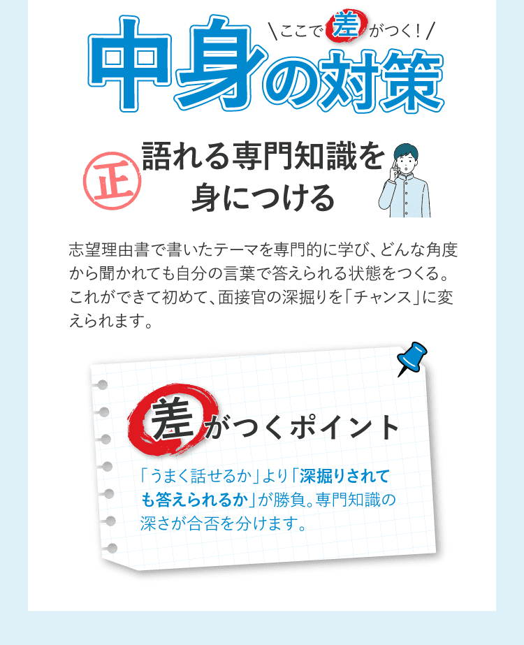 語れる専門知識を身につける