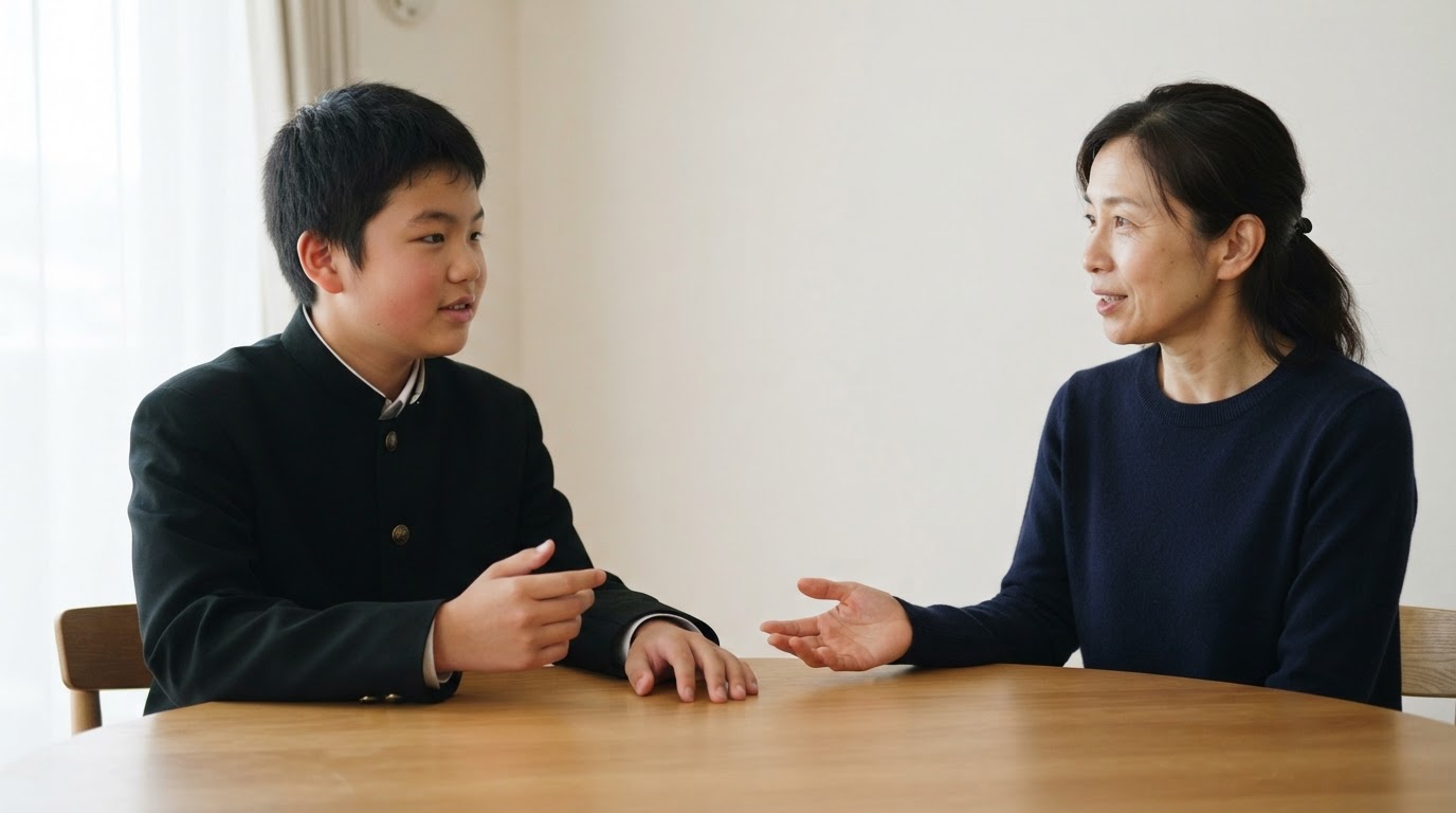 支払いと出願完了は別の操作ですに向けて準備する高校生