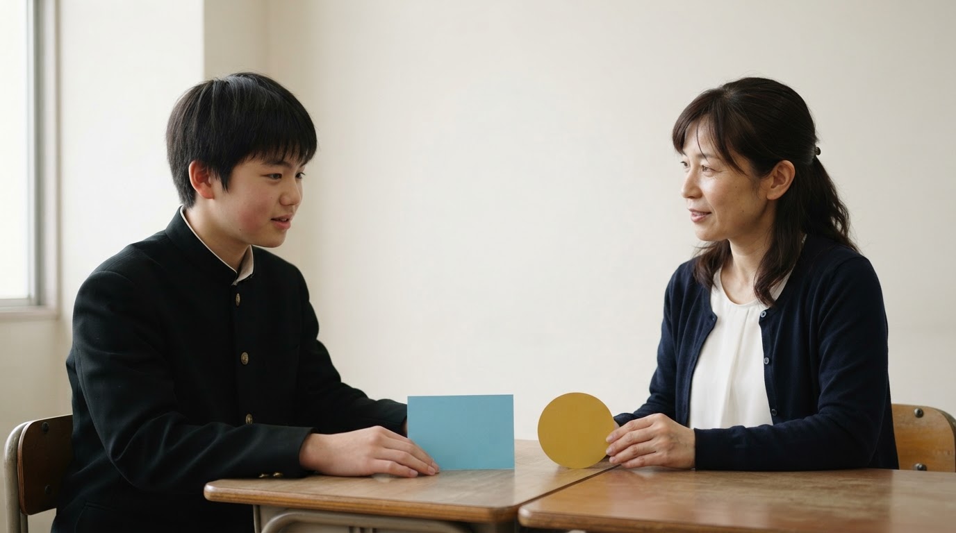 評定条件の数字が見当たらなくても、学校の成績は大切ですに向けて準備する高校生