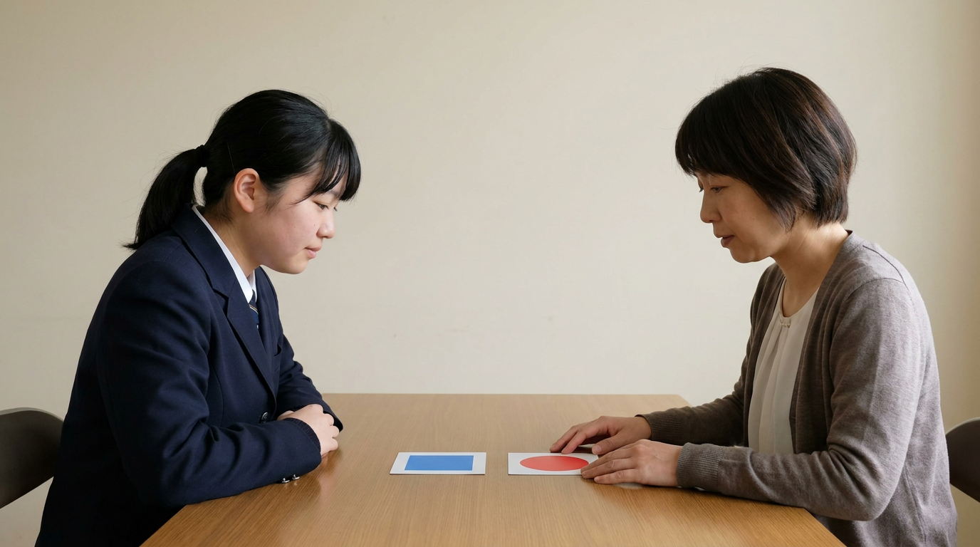 2027年度に確認できることと、前年度の参考情報を分けますに向けて準備する高校生