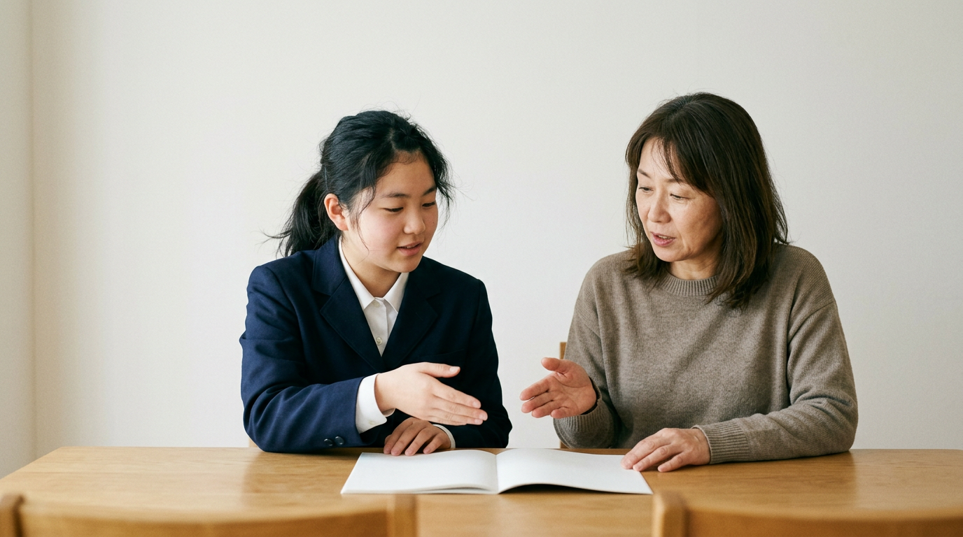 一次と二次の費用を分けて用意するに向けて準備する高校生