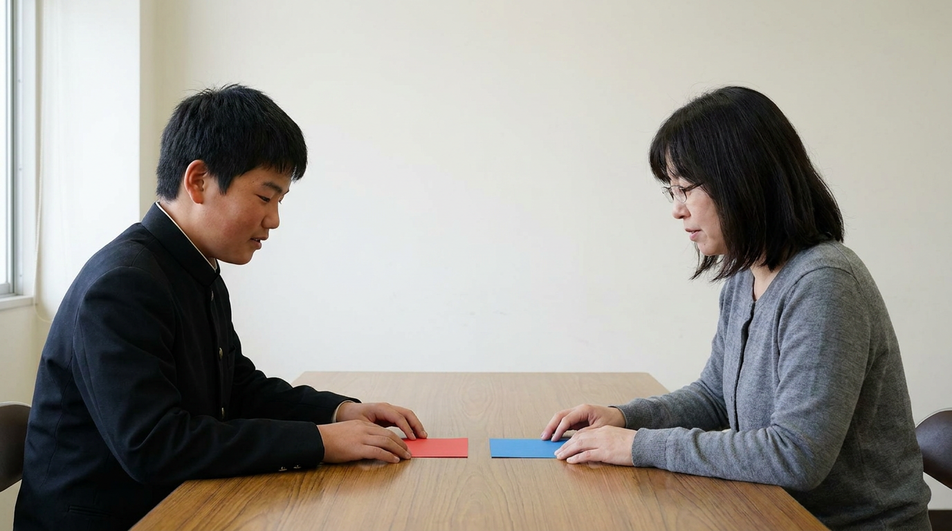 根拠・問い・学び・説明の四つで準備を点検するに向けて準備する高校生