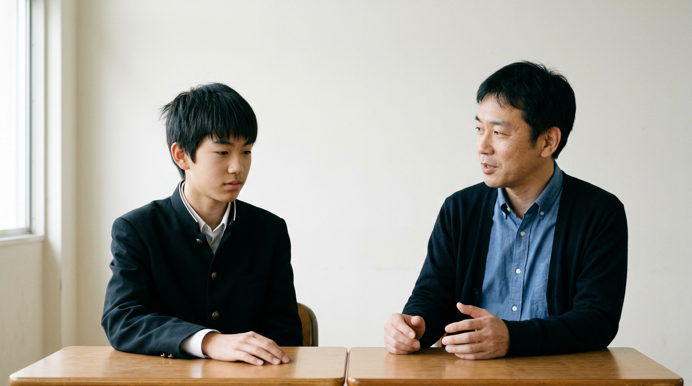 志望理由書だけでなく、申請メールや写真票も必要ですに向けて準備する高校生