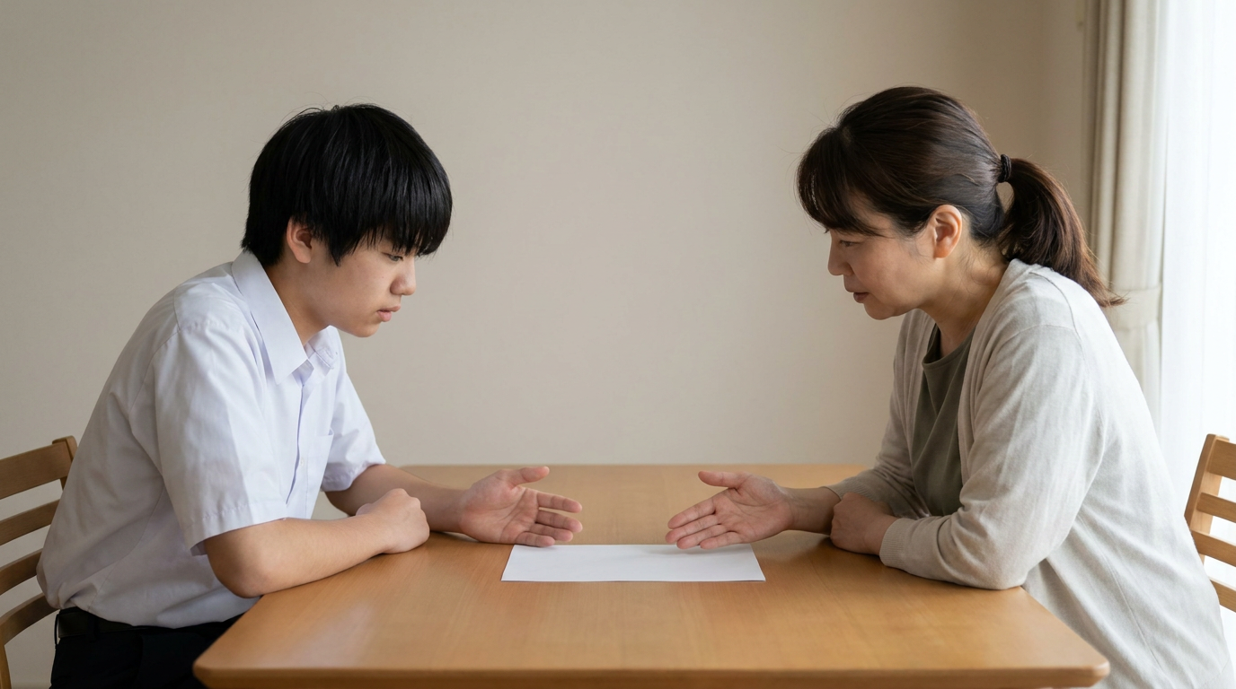 最終合格後の入学手続も日程に入れるに向けて準備する高校生