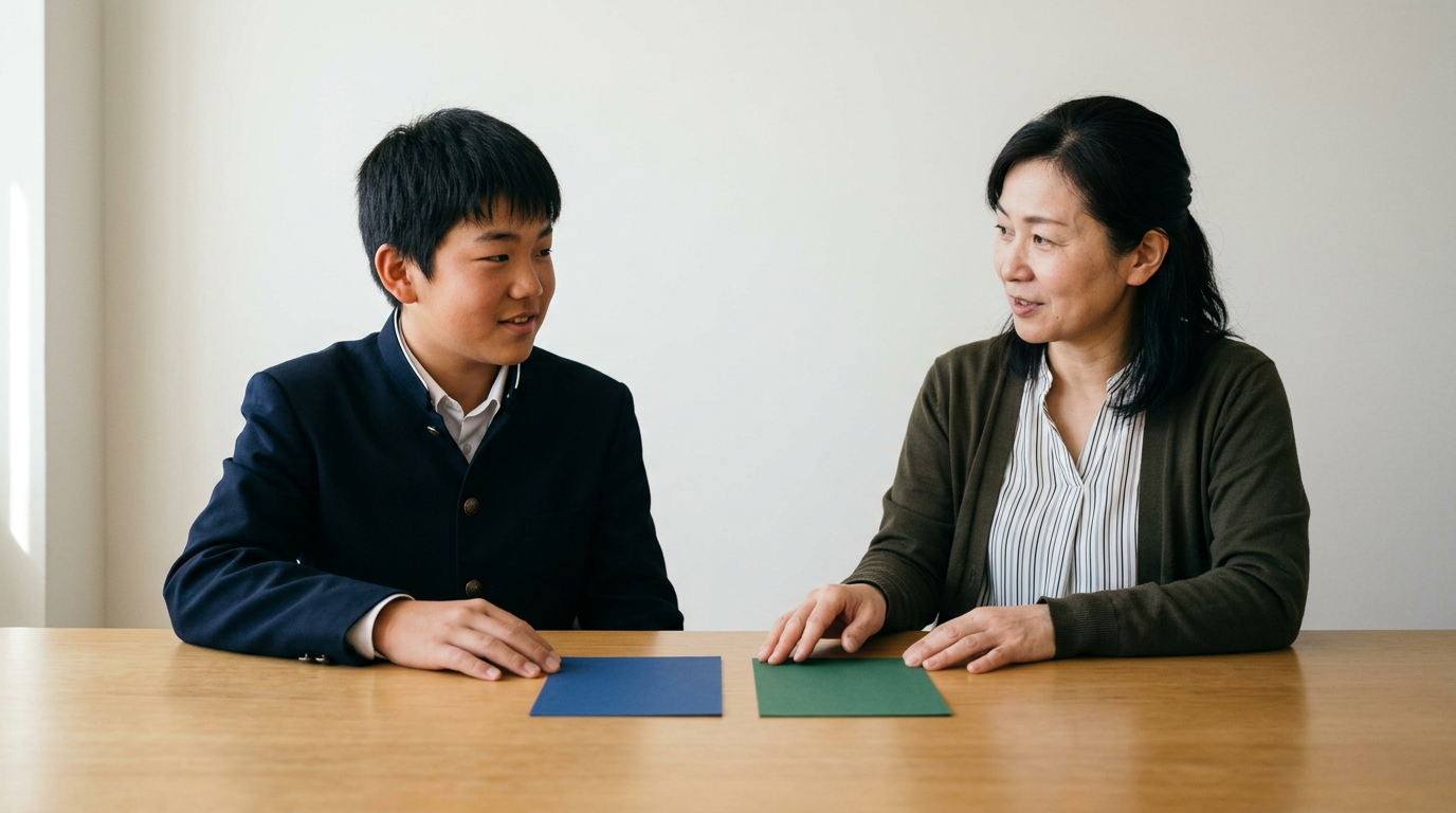 出願資格と、選考に向けた準備を別々に判断しますに向けて準備する高校生