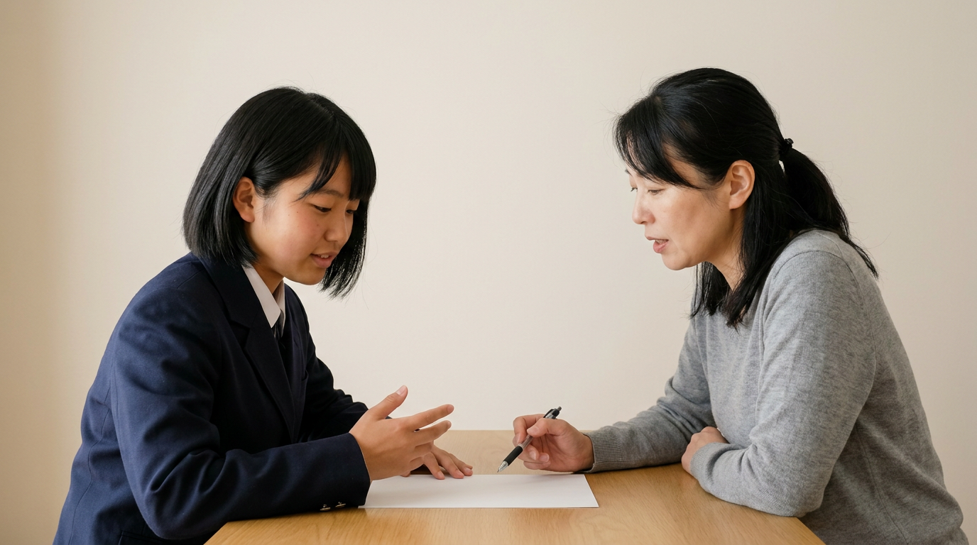 調べる順序は、主張を決める前に背景と異なる見方を集めますに向けて準備する高校生