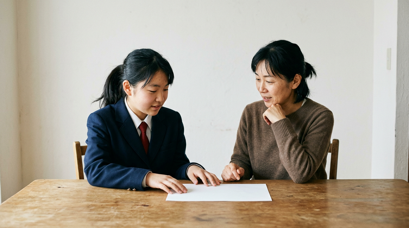 学校長が責任を持って推薦し、合格したら入学する意思が必要ですに向けて準備する高校生
