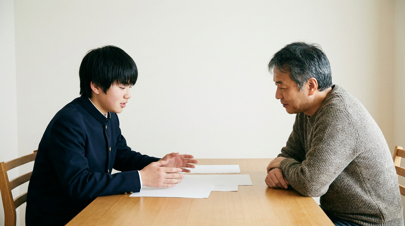 合格発表後の手続きも先に確認しますに向けて準備する高校生
