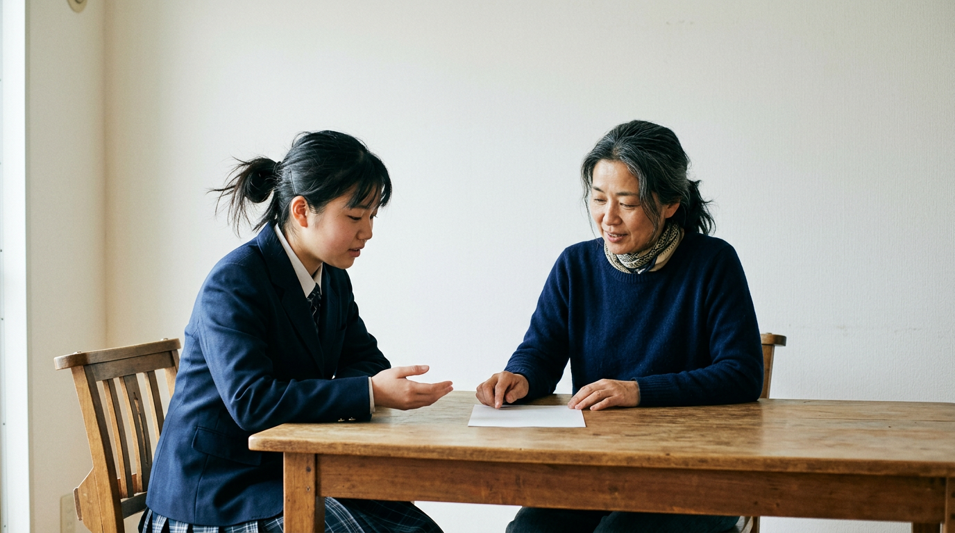 募集は20名で、学校長の推薦が必要ですに向けて準備する高校生