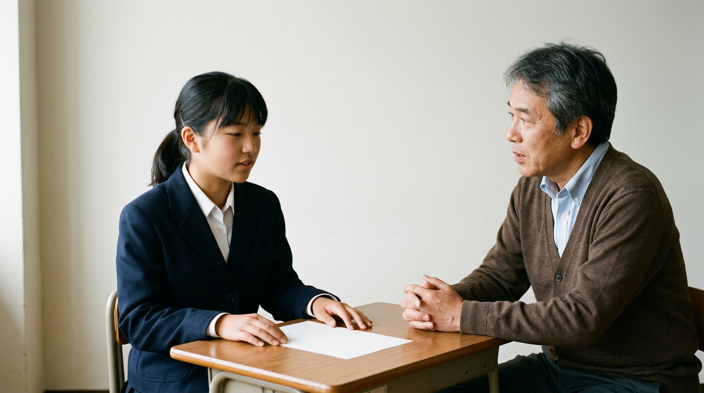 要件（3）は国際経験の長さではなく、身につけた力まで確かめますに向けて準備する高校生
