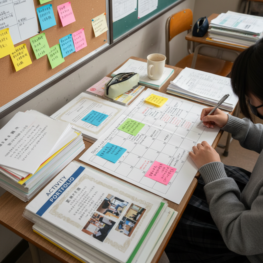 大阪公立大学 医学部の出願までの準備計画を整理する高校生