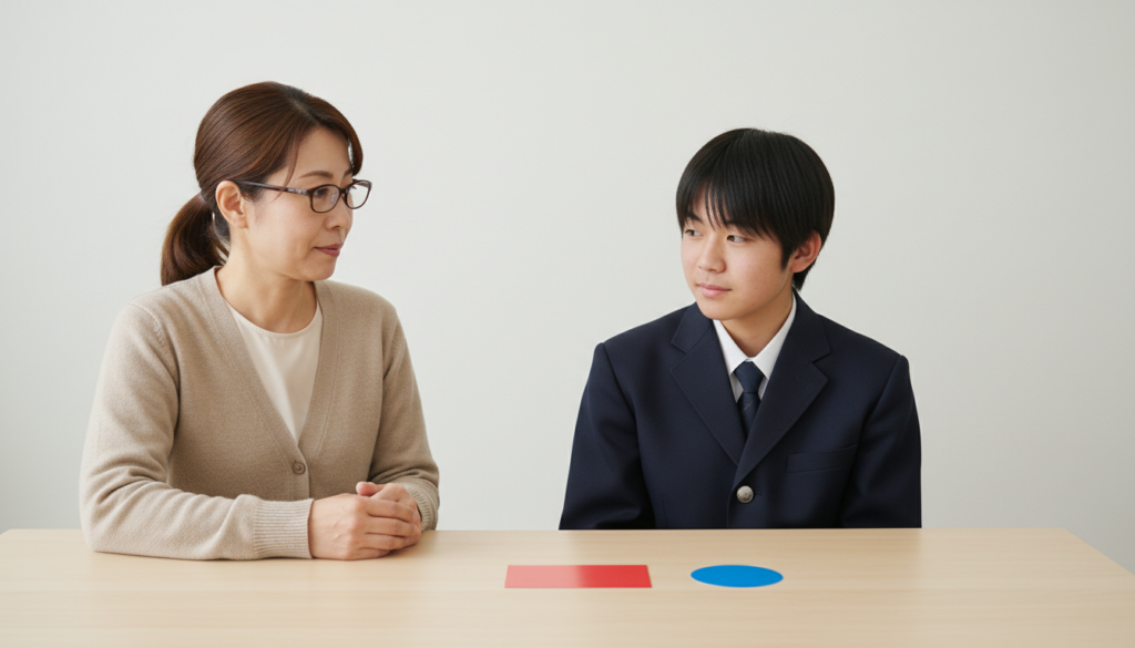 指定校推薦の条件を、このAOの条件と混ぜませんに向けて準備する高校生