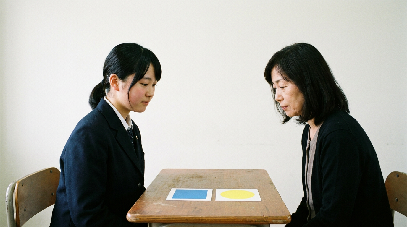最初は出願資格、次はそれを確かめる書類ですに向けて準備する高校生