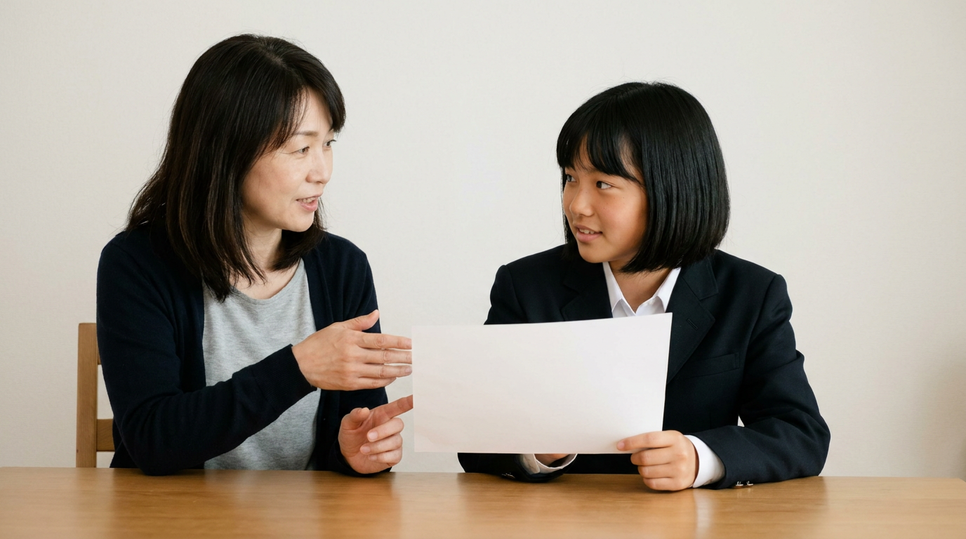 対象・場所・仕組みを少しずつ絞りますに向けて準備する高校生