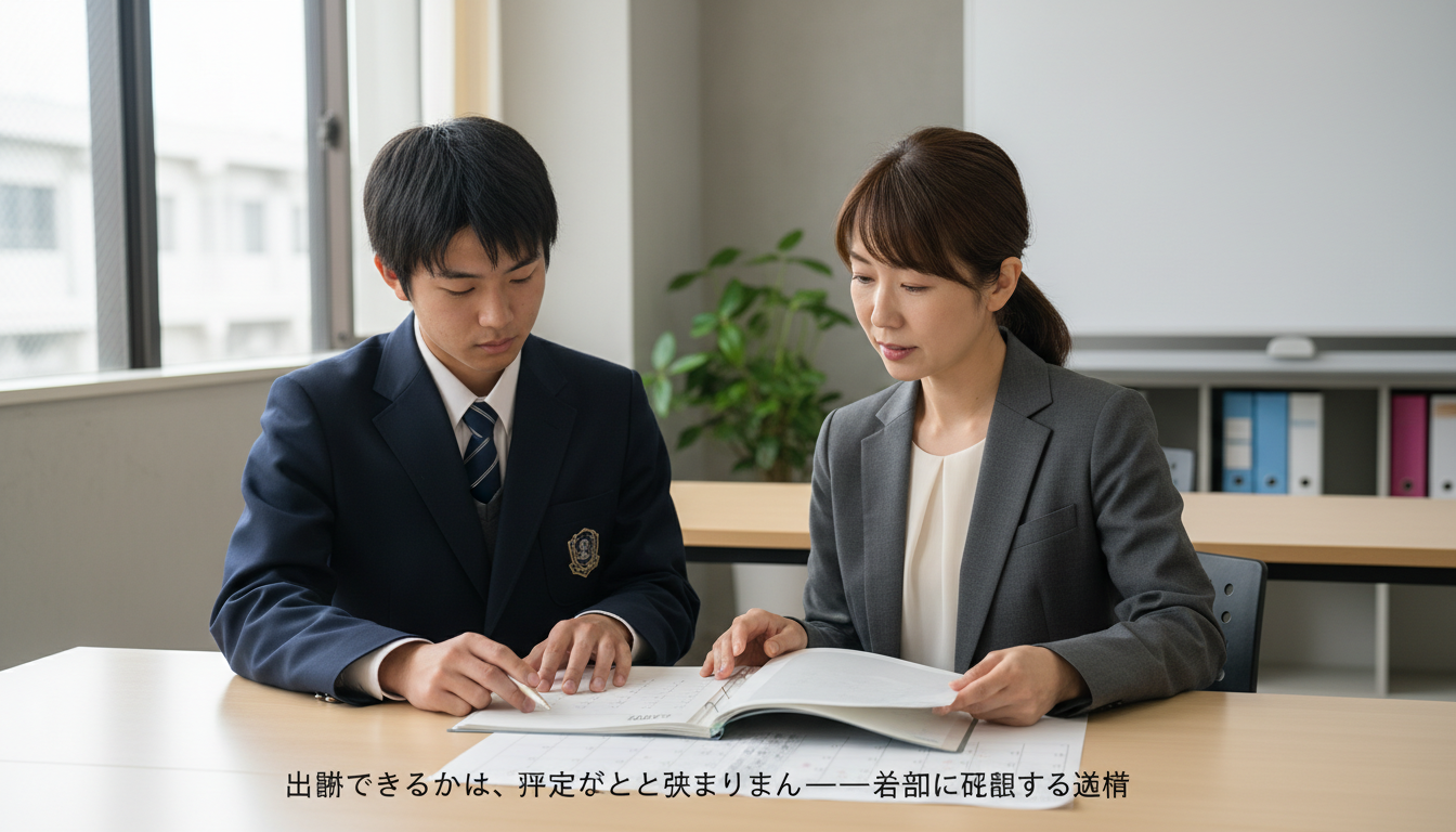 出願できるかは、評定だけで決まりません――最初に確認する条件に向けて準備する高校生