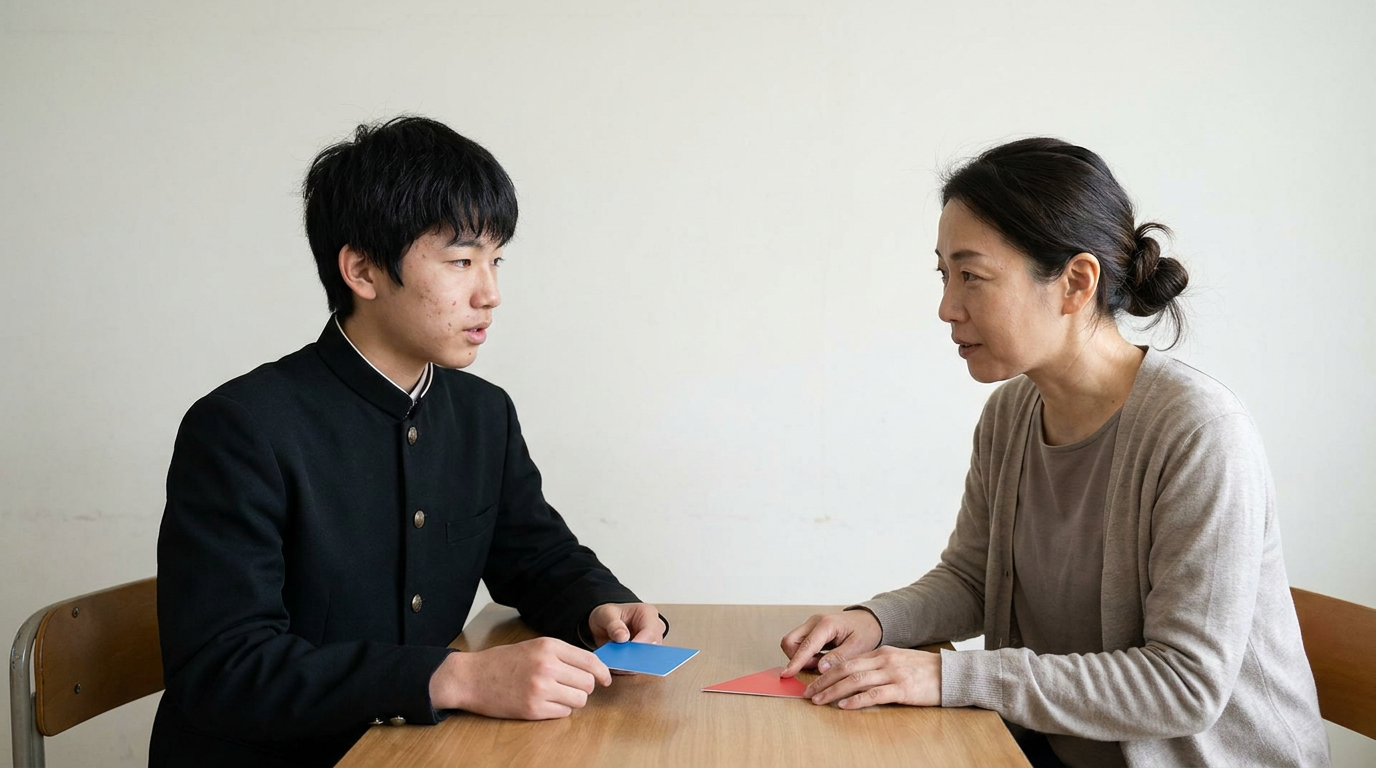 評定の数値条件がないことと、学校の学習が不要なことは違いますに向けて準備する高校生