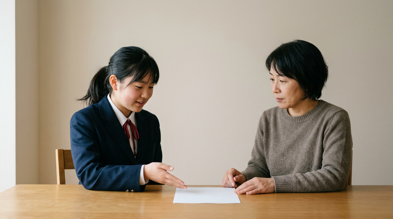 試験後の手続まで予定に入れるに向けて準備する高校生