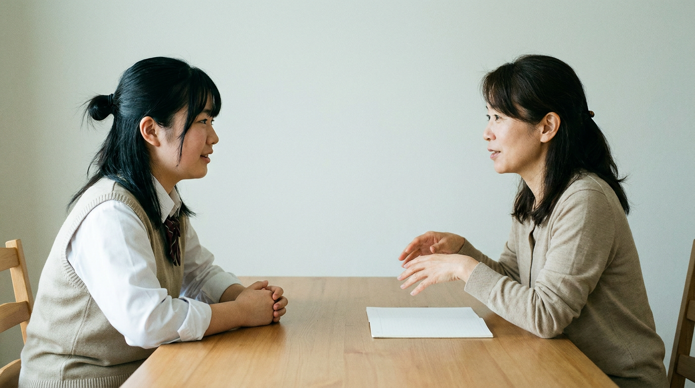 合格した場合に入学する意思と、他の出願との関係を確認するに向けて準備する高校生