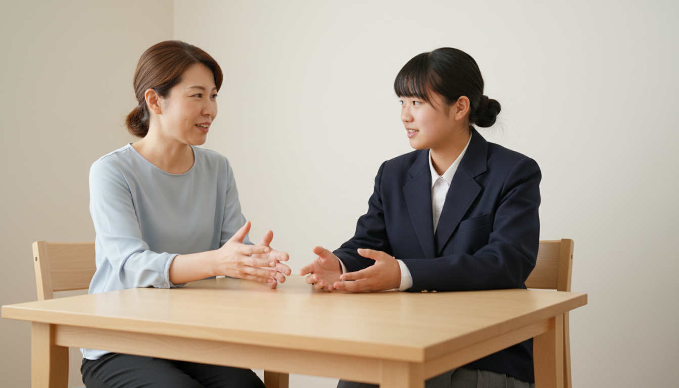 合格した場合には必ず入学するという約束がありますに向けて準備する高校生
