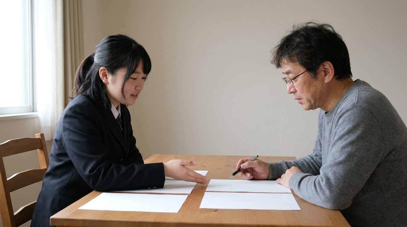 合格発表後の手続きまで予定に入れるに向けて準備する高校生