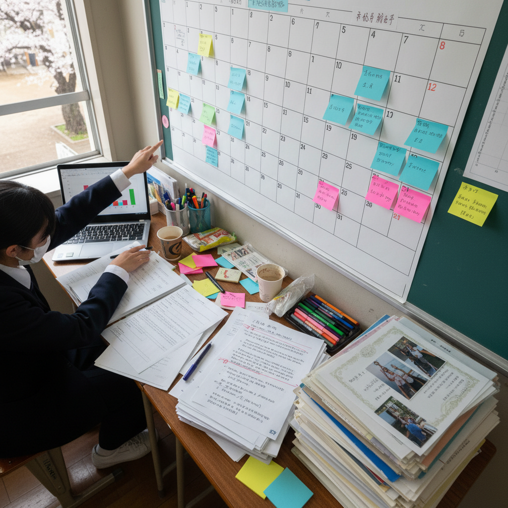 慶應義塾大学 看護医療学部の出願までの準備計画を整理する高校生