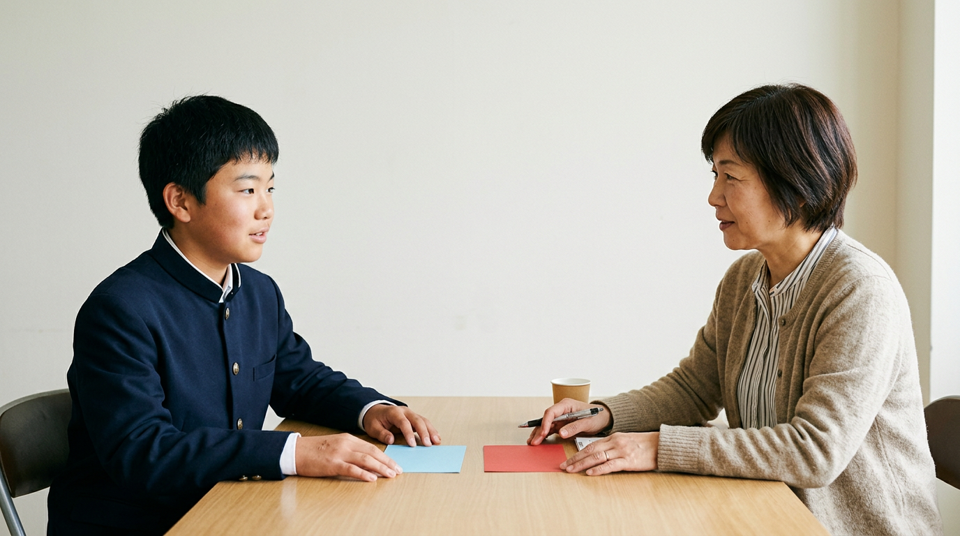 推薦要件(1)は学力の条件を学校と確認しますに向けて準備する高校生