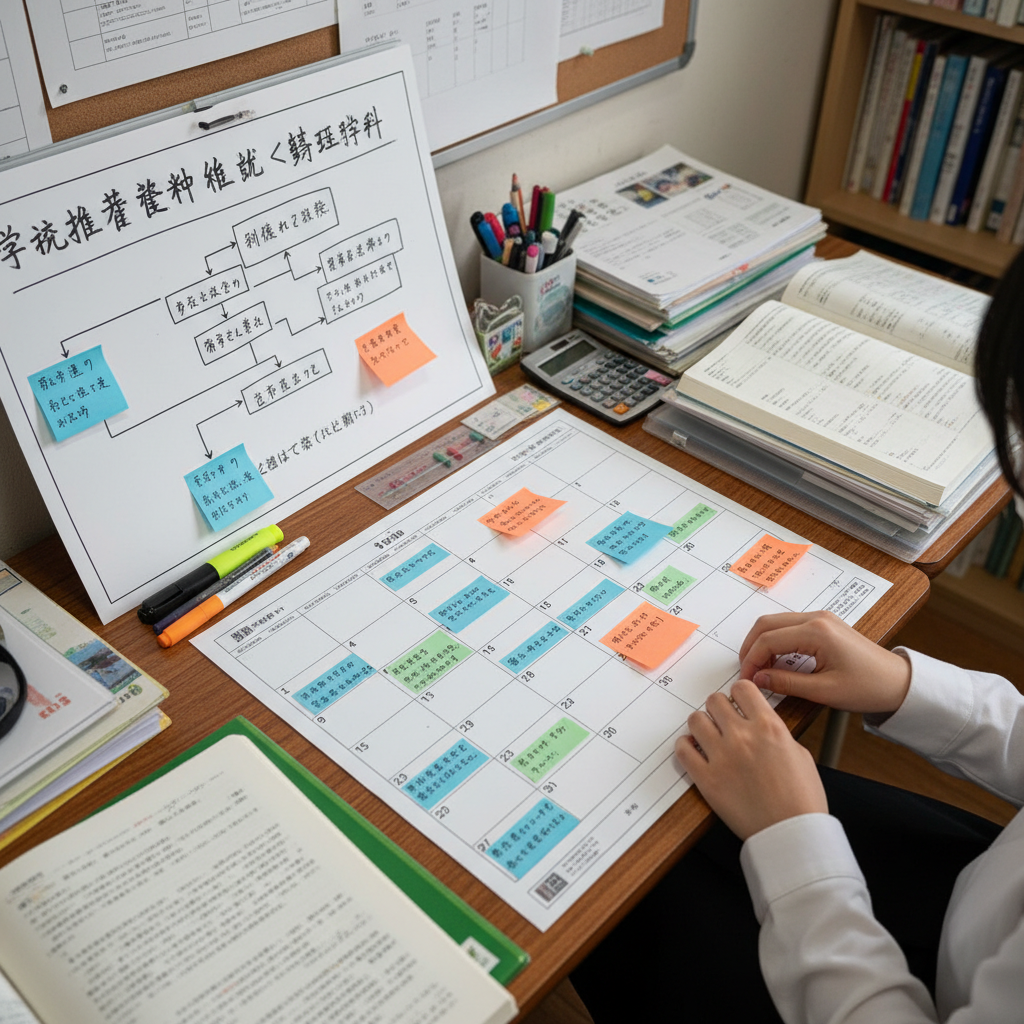 大阪公立大学 獣医学部の出願までの準備計画を整理する高校生