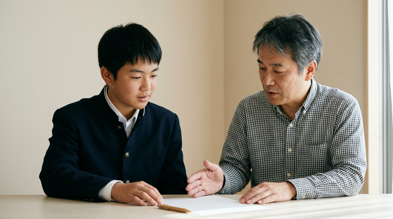 合格した場合の入学確約も、出願前に確認しますに向けて準備する高校生