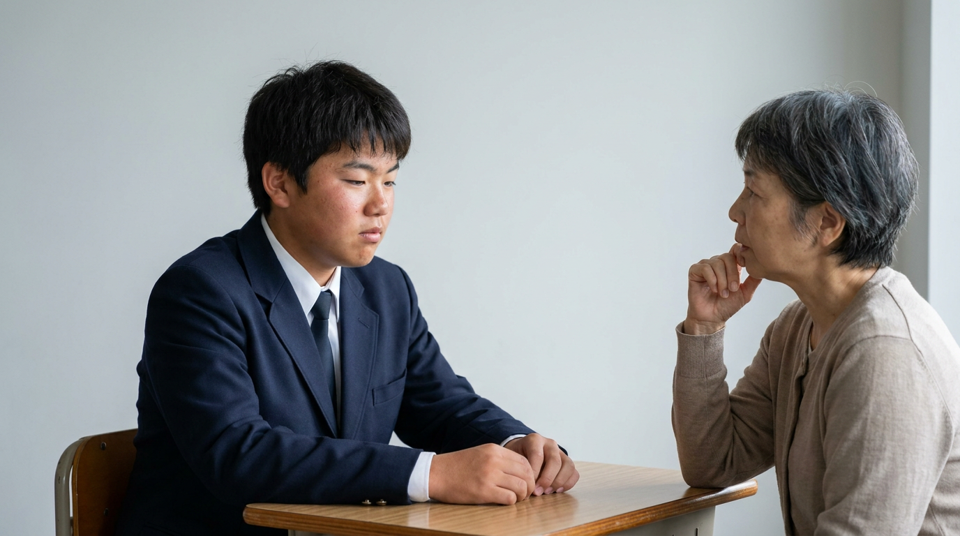 提出書類は、志望理由・学修計画・課題で役割を分担するに向けて準備する高校生
