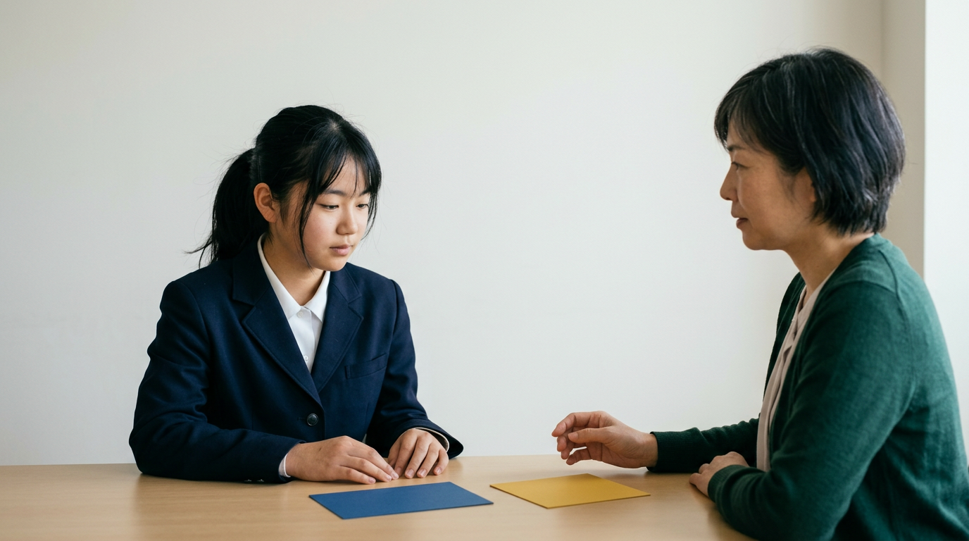 今回確認する方式と、必要になる準備に向けて準備する高校生