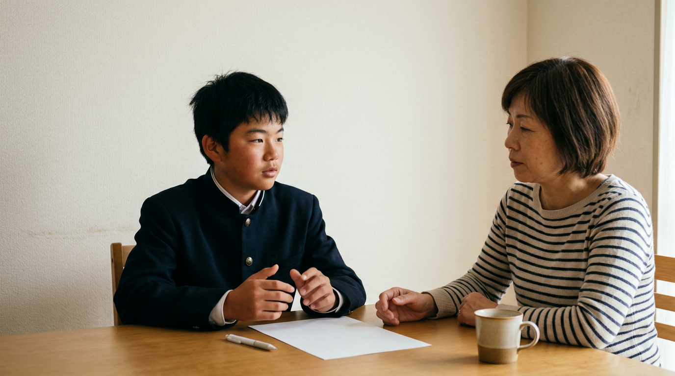 分からないときの調べ方と考え直し方を決めるに向けて準備する高校生