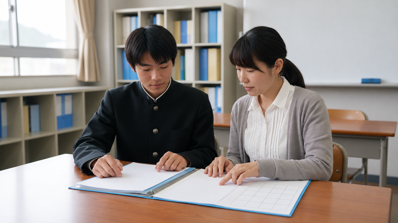 準備開始が遅く、出願までの優先順位が決まっていないに向けて準備する高校生