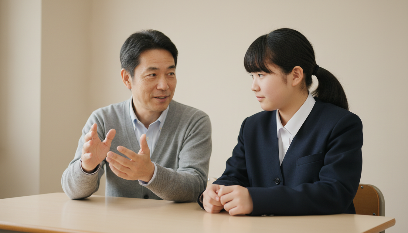 専門家の力が必要なポイントに向けて準備する高校生