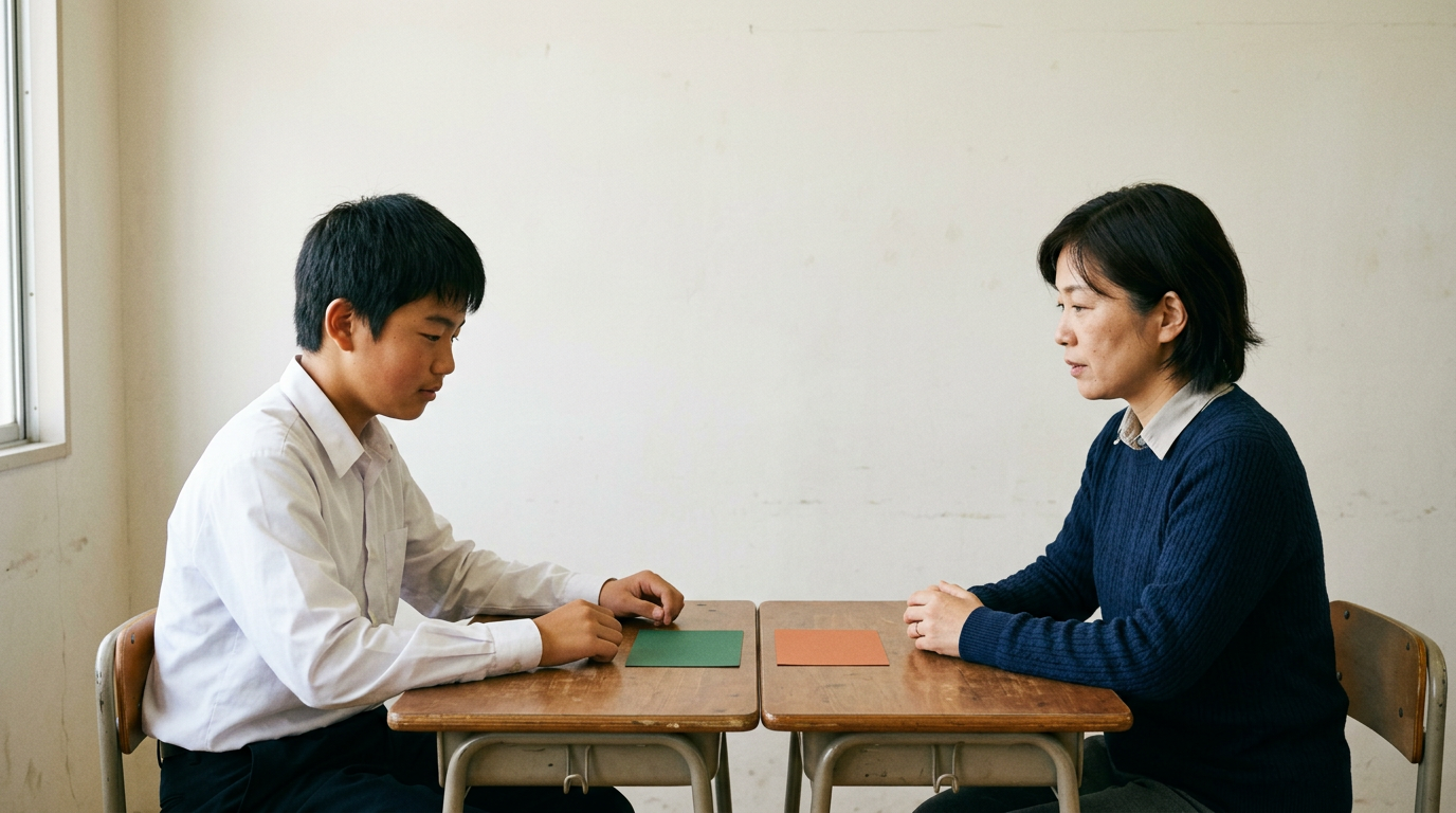 評定と卒業条件は、本人の見込みと学校の記録を分けて確認しますに向けて準備する高校生