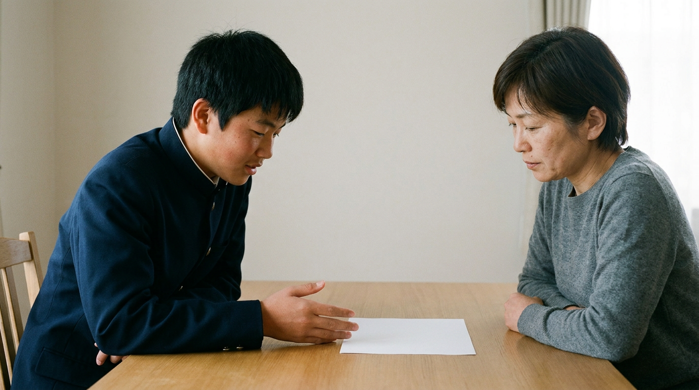 信仰の経験がある場合も、学問として学ぶ理由を考えますに向けて準備する高校生