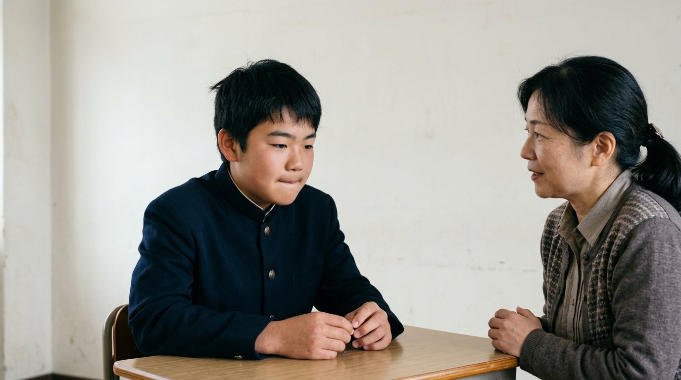 全学科で共通テストと第1次選考がありますに向けて準備する高校生