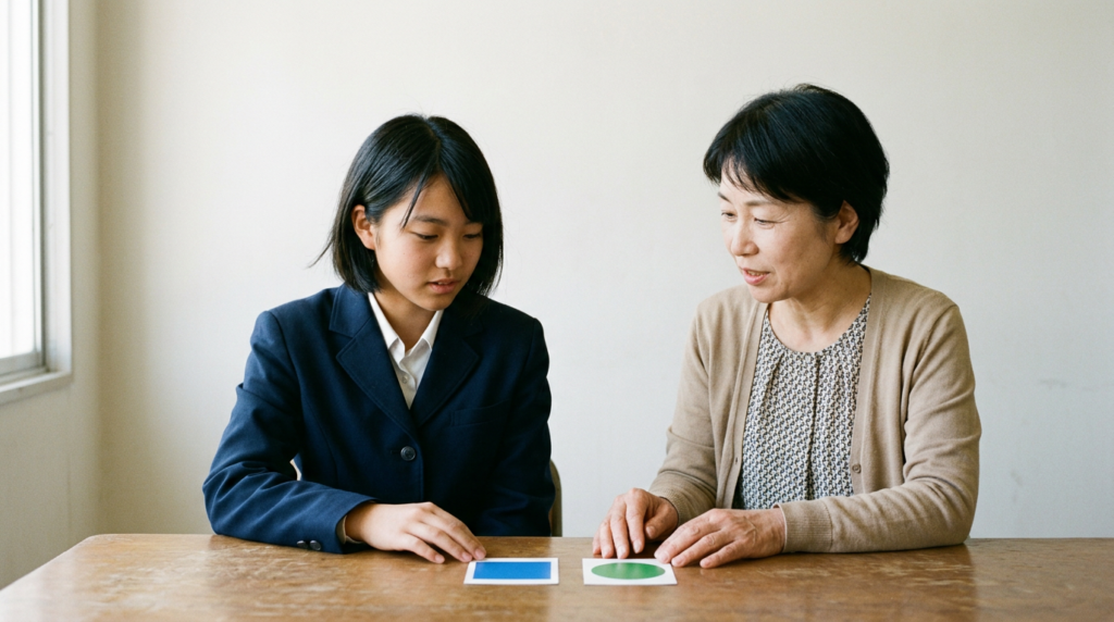 募集人員を、合格のしやすさへそのまま読み替えませんに向けて準備する高校生