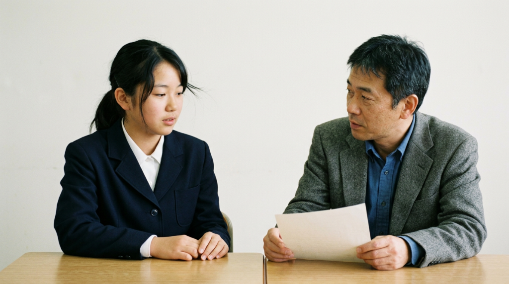 名前に推薦と入っていなくても、準備すべき内容は具体的ですに向けて準備する高校生