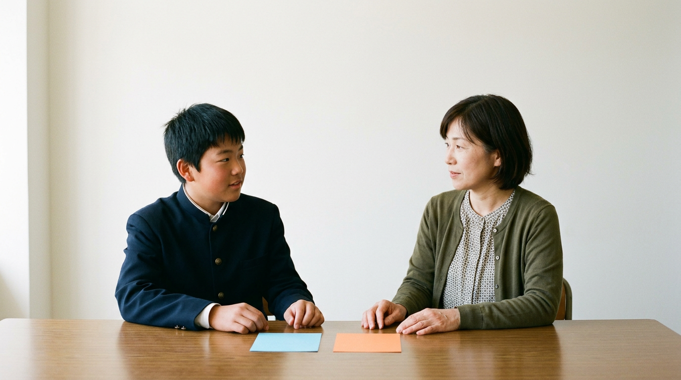 出願と併願の判断は、条件確認と準備計画を分けて相談しますに向けて準備する高校生