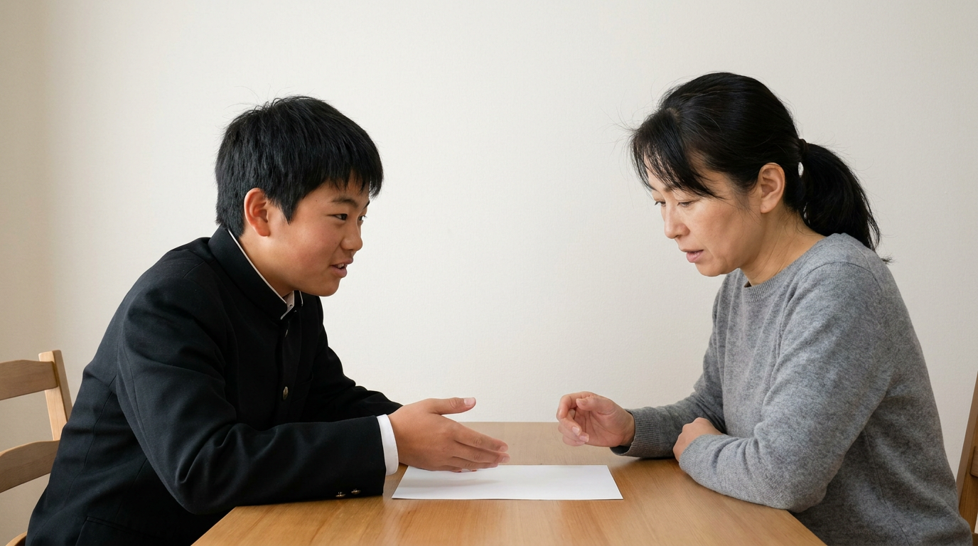 入学手続の締切と、専願の約束を別々に理解しますに向けて準備する高校生