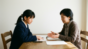 最初に、対象の方式を取り違えないようにしますに向けて準備する高校生