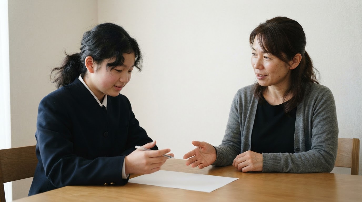 検定料の支払いだけで、出願完了と思わないでくださいに向けて準備する高校生