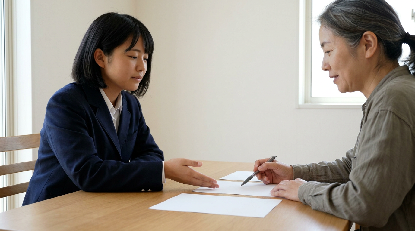 別登録・別送の提出物は、出願封筒とは別の欄で確認しますに向けて準備する高校生
