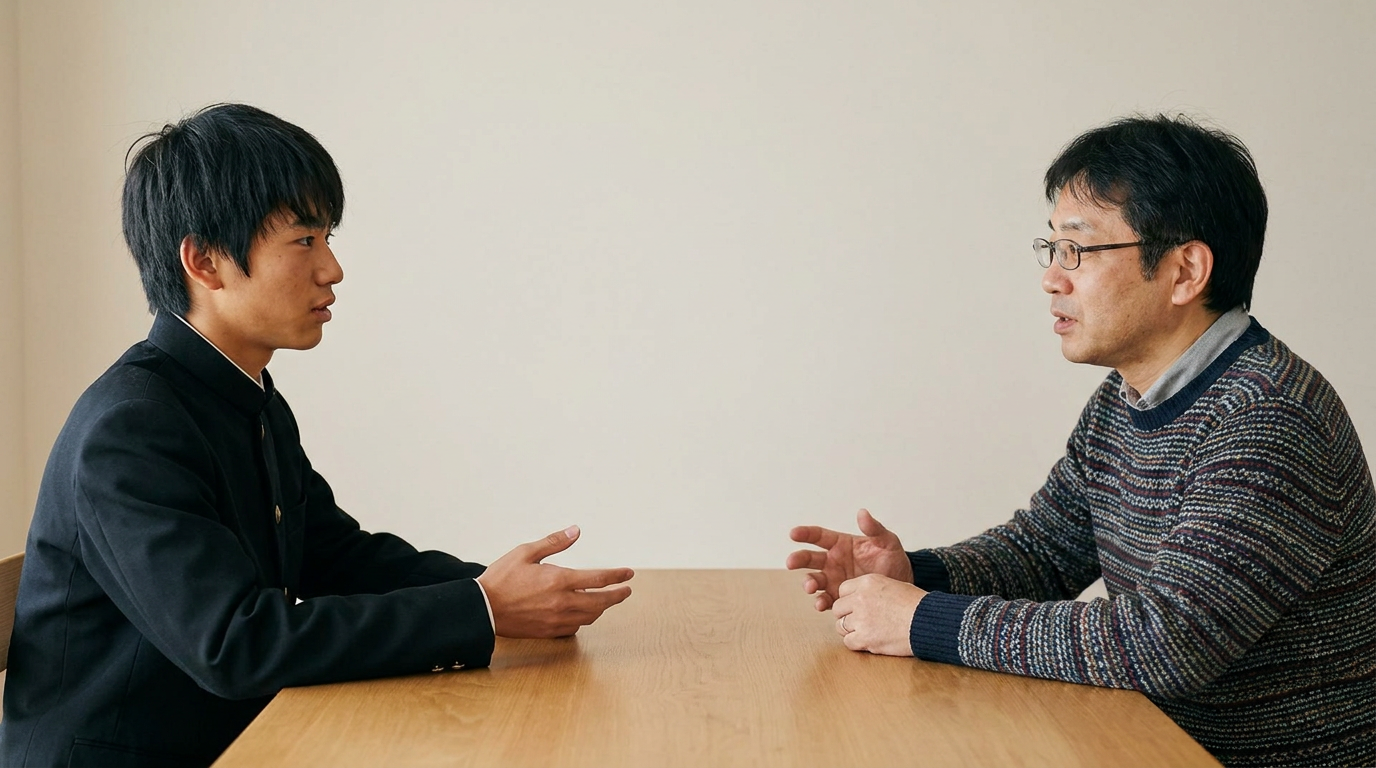 試験は11月29日、合格発表は12月10日ですに向けて準備する高校生