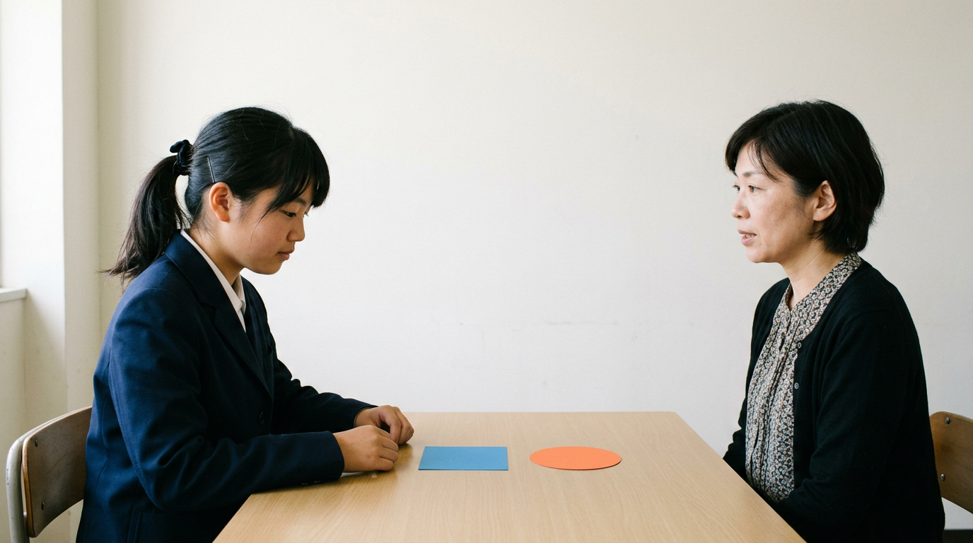 III期の出願書類は、要項公表前に材料を整え、公表後に様式を確定しますに向けて準備する高校生