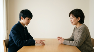「第一志望」の意味を、家族や学校と共有しますに向けて準備する高校生