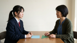「推薦」で調べ始めたら、正式な方式名を先にそろえますに向けて準備する高校生