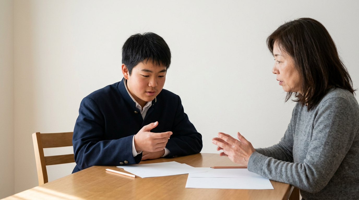 11月募集は11月17日までの到着が必要ですに向けて準備する高校生